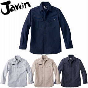 52604 Jawin ストレッチ長袖シャツ