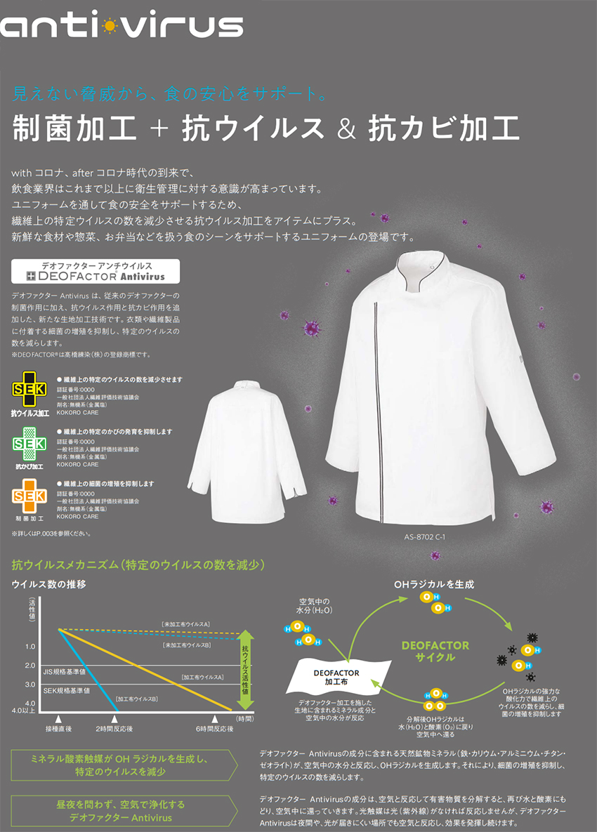 デオファクター 抗ウイルス DEOFACTOR Antivirus  レディースパンツ