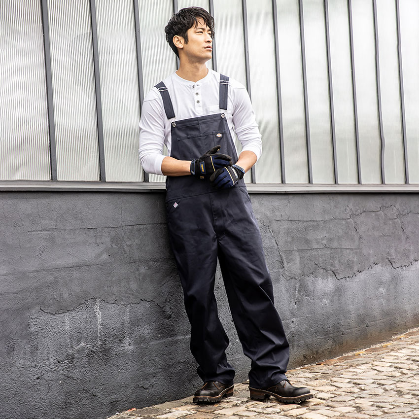 作業服 作業着 ディッキーズ Dickies D-769 ストレッチオーバーオール サロペット ストレッチ 動きやすい 通年 秋冬 人気 定番 上着  おしゃれ かっこいい シンプル 企業 法人 ワーク 作業 工場 外作業 ワークユニフォーム 仕事 土木 工事 現場 大きいサイズ 3L 4L 白