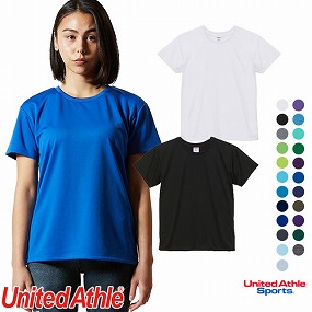 590003 4.1オンス ドライアスレチックTシャツ レディース 寒色・無彩色